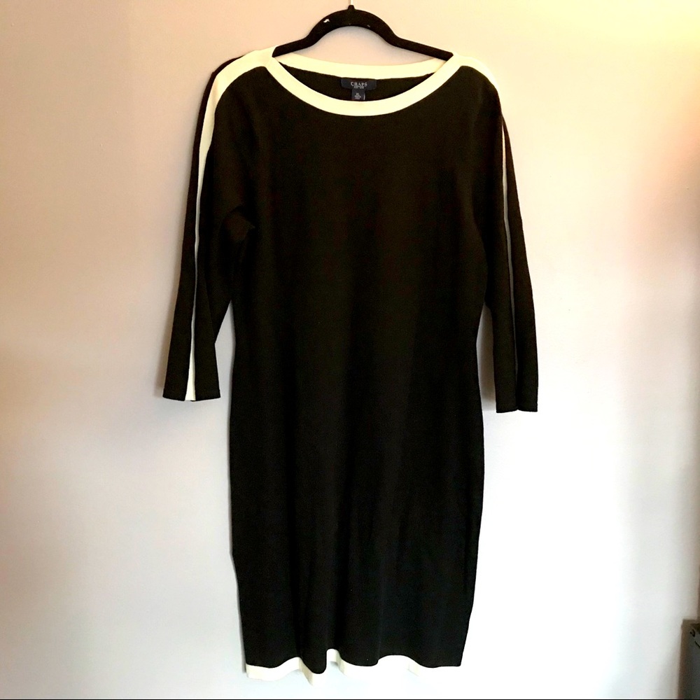 $100 NWT Chaps black dress